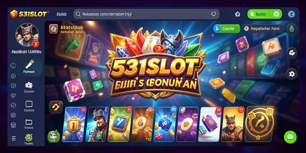 Tampilan antarmuka user-friendly dari 531SLOT yang memudahkan navigasi.