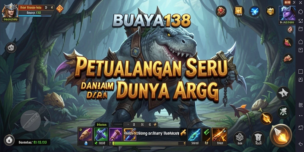 Tangkapan layar permainan ARPG yang menarik dan mendebarkan.