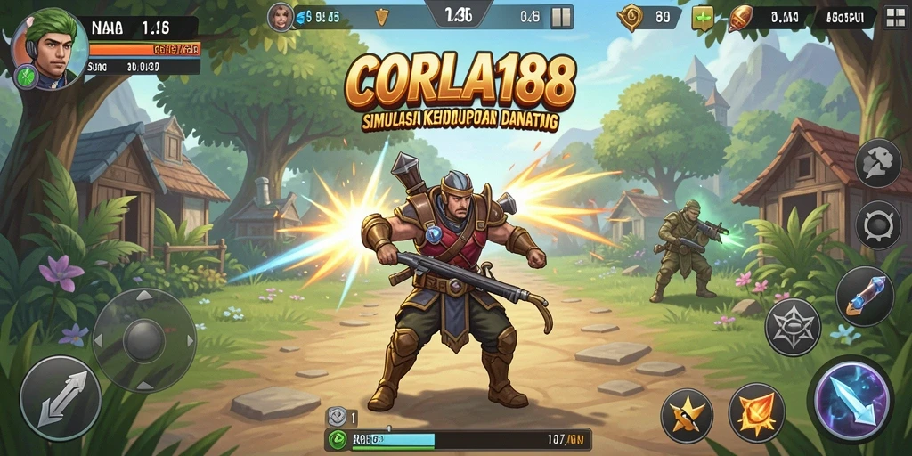 Tangkapan layar gameplay <strong>CORLA188</strong> yang menampilkan aksi menarik dalam simulasi kehidupan.