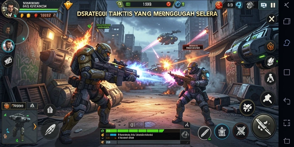 Tampilkan gameplay seru dalam DS99 dengan strategi yang mendebarkan.
