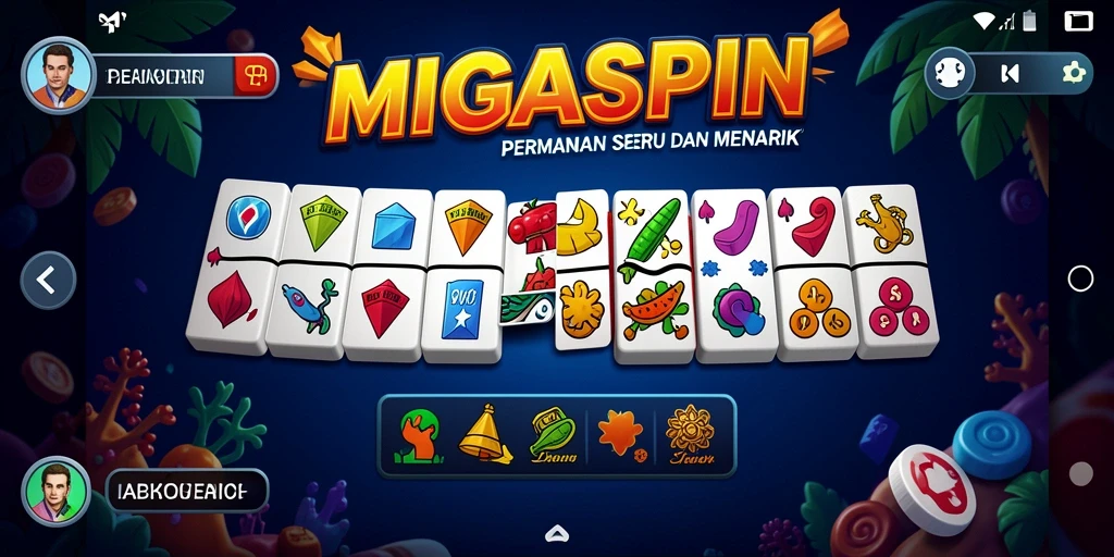 Tampilan gameplay Domino yang menarik dan mengasyikkan.