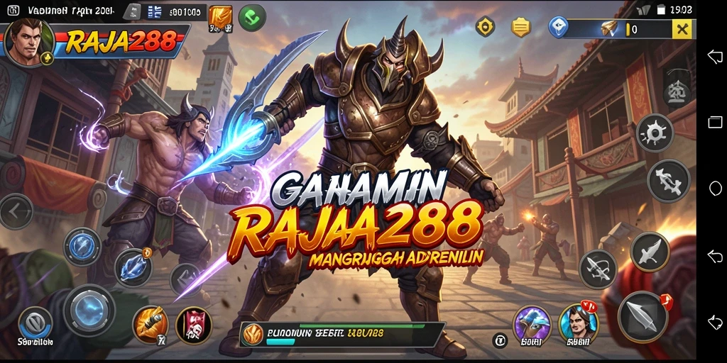 Tampilan gameplay seru dan menegangkan di RAJA288.