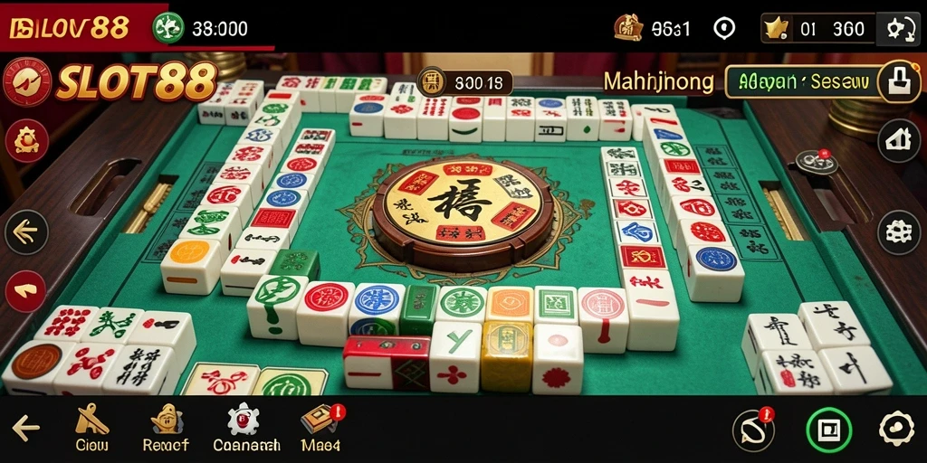 Tampilan antarmuka SLOT88 dengan gameplay Mahjong yang menarik dan menantang.