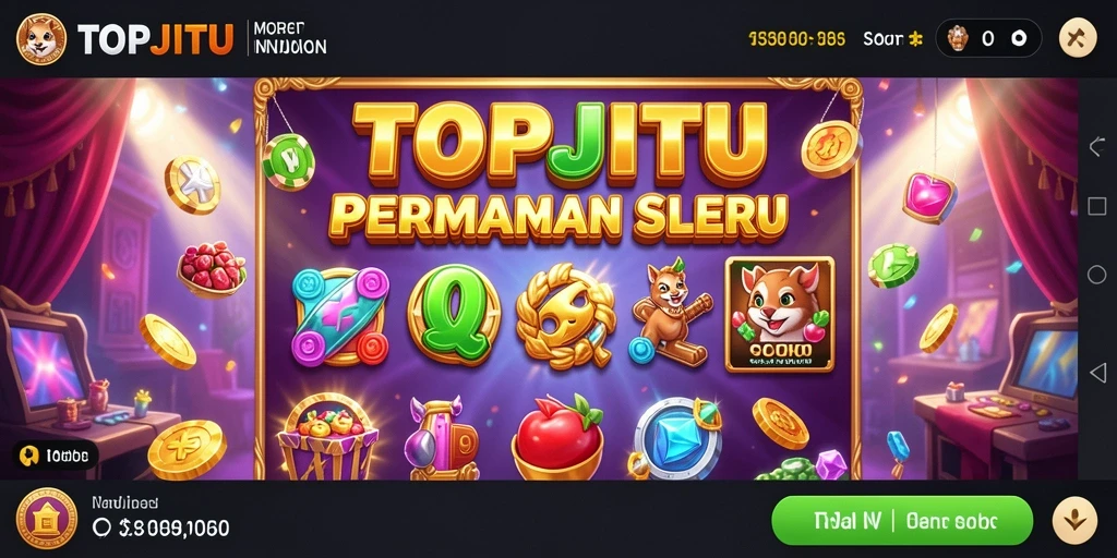 Tampilan gameplay seru di permainan Slot TOPJITU.
